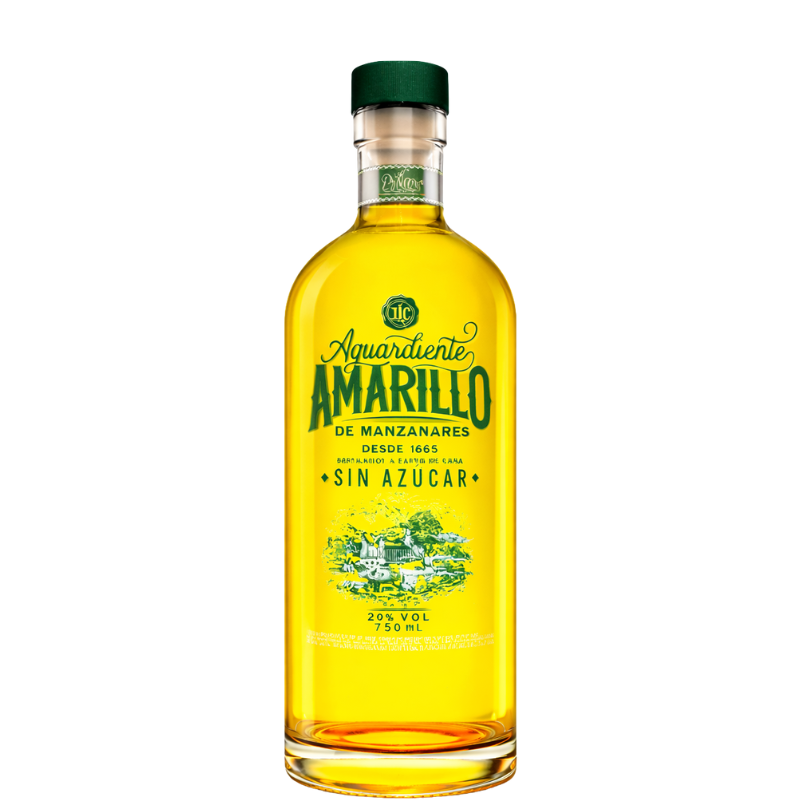 AGUARDIENTE AMARILLO de Manzanares 1,5L.