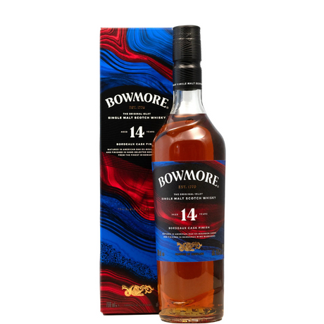 Bottiglia di Bowmore 14 Anni con astuccio
