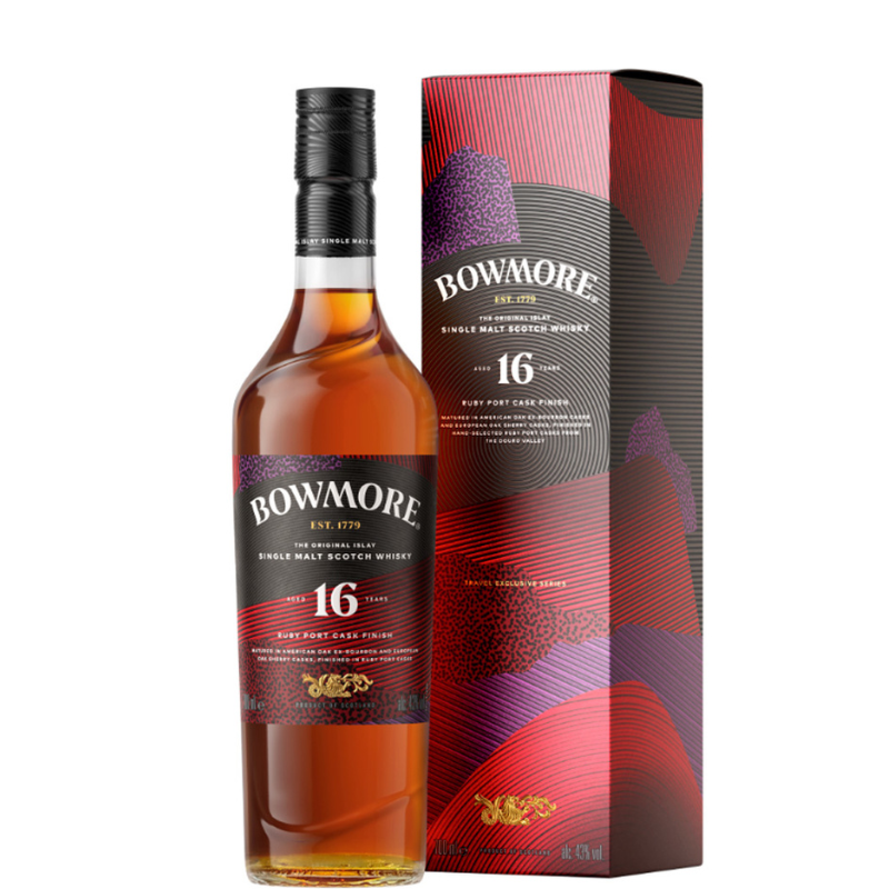 BOWMORE 16 Años Ruby Port Cask Finish