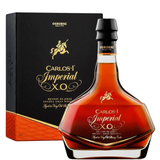 Bottiglia di Brandy Carlos I Imperial XO Solera Gran Reserva con astuccio