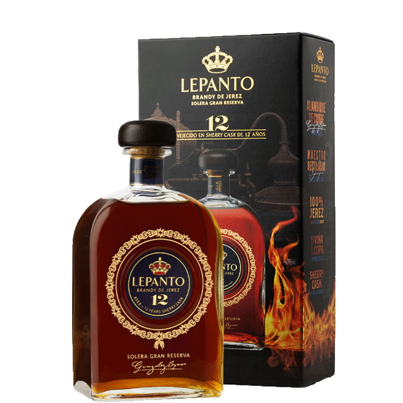 BRANDY LEPANTO 12 Años Solera Gran Reserva