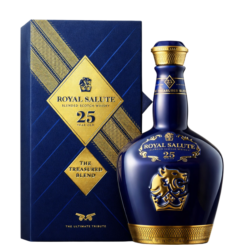 CHIVAS ROYAL SALUTE 25 Años The Treasured Blended