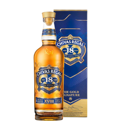Bottiglia di Chivas Regal 18 Anni con astuccio