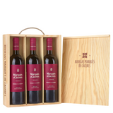 MARQUES DE CACERES Crianza 2021 Cassa di legno x3 bottiglie