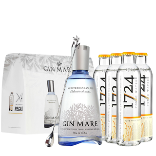 GIN MARE + 4 toniche 1724+ cucchiaino riccio