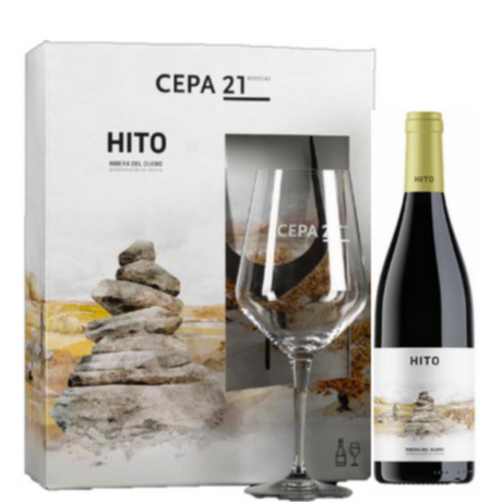 Cofanetto Hito con calice in cristallo