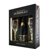G.H. MARTEL PRESTIGE BRUT + 2 Bicchieri