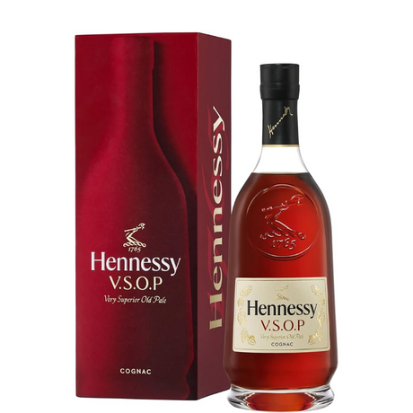 Bottiglia di Hennessy V.S.O.P con astuccio