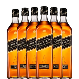 JOHNNIE WALKER BLACK LABEL x6 bottiglie