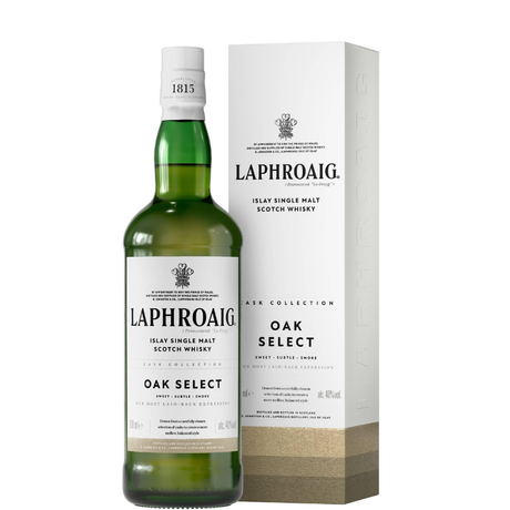 Laphroaig OAK Select bottiglia con astuccio