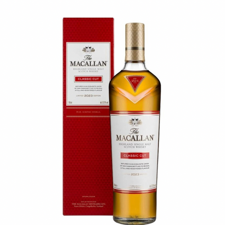 Bottiglia Macallan dal taglio classico