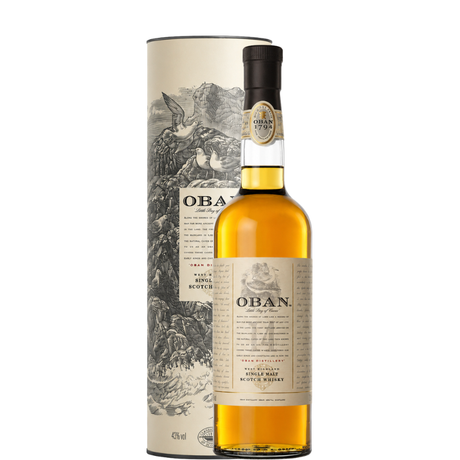 Bottiglia Oban 14 con astuccio