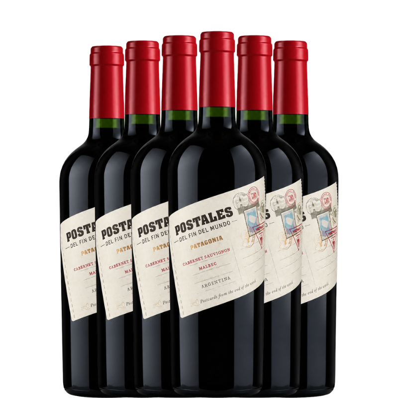 POSTALES del Fin del Mundo Malbec 2025 x 6 botellas