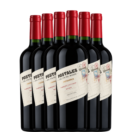 POSTALES del Fin del Mundo Malbec 2025 x 6 botellas