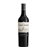 Bottiglia di vino Rioja Ramon Bilbao Reserva 2018 della cantina Ramon Bilbao.