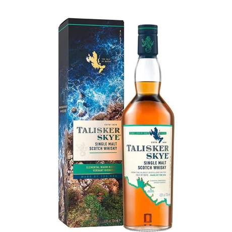 Talisker Skye bottle with case