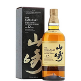 Bottiglia di whisky Yamazaki 12 anni con astuccio