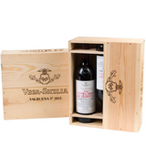 Astuccio in legno con 3 Vega Sicilia Valbuena 5 2020
