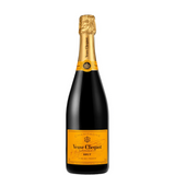 Bottiglia di etichetta Veuve Clicquot Yellos