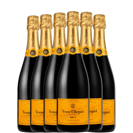 6 bottiglie di Veuve Clicquot Etichetta Gialla