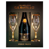 G.H. MARTEL PRESTIGE BRUT + 2 Bicchieri