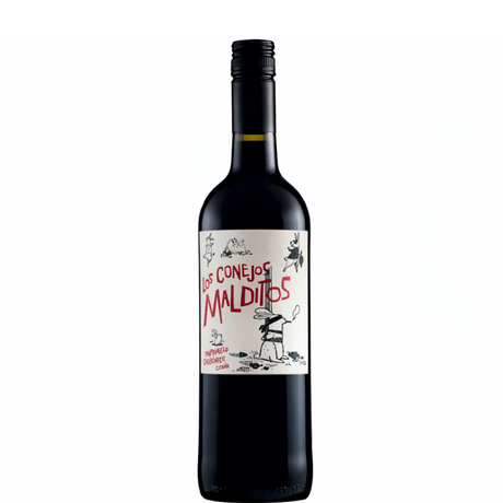 Bottiglia di Los Conejos Malditos Tempranillo 2025