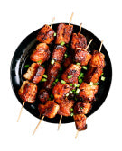 Moorish lamb skewers